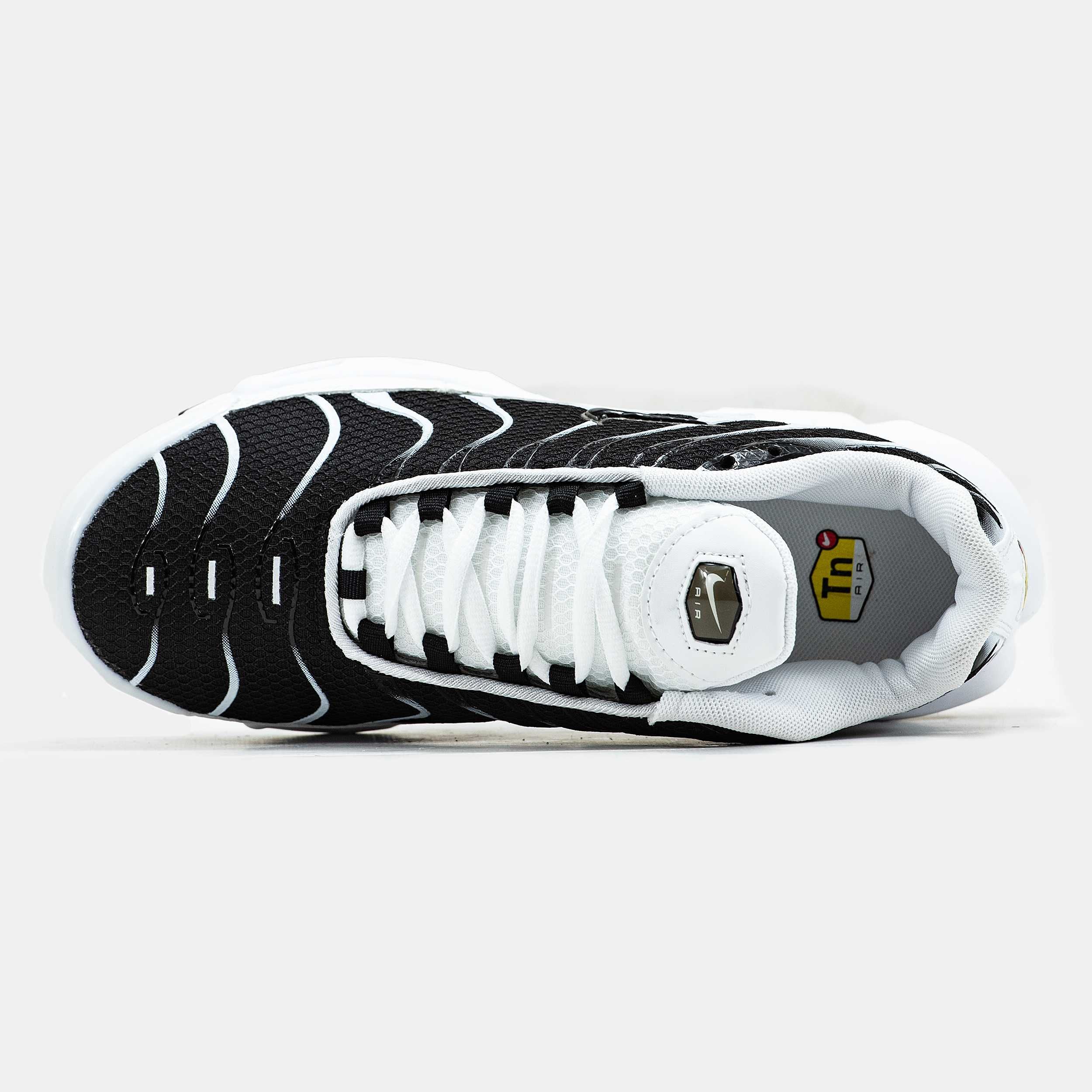 Nike Air Max TN Plus White Black кроссовки мужские найк тн (nike tn)