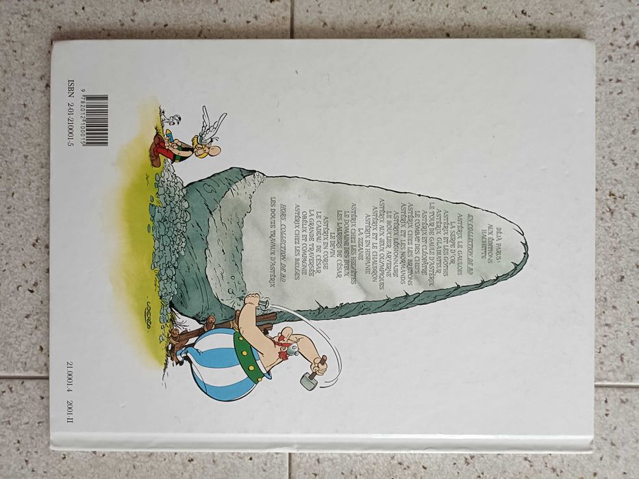 Livro Astérix BD (em Francês) Capa Dura