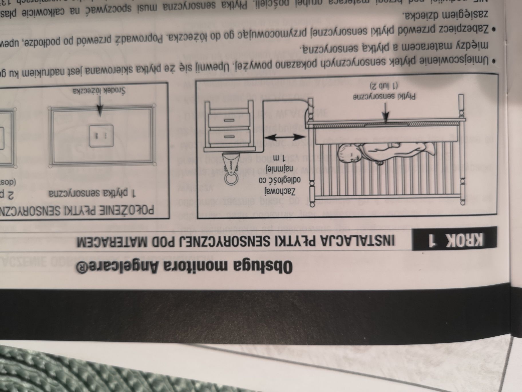 Niania monitor ruchu, oddechu niania i podgrzewacz