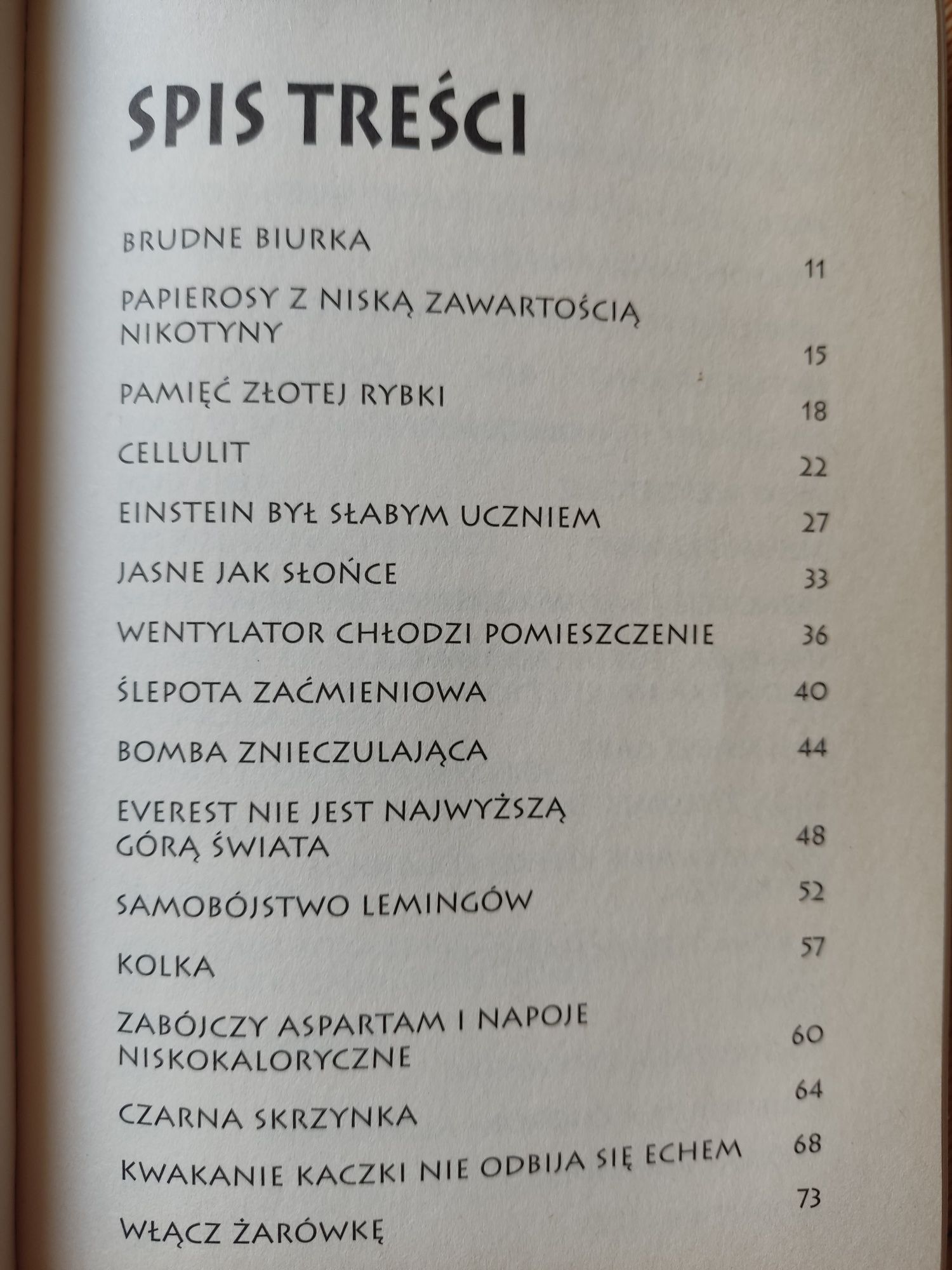 Ciekawostki naukowe III prawda czy fałsz