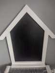 Tablica kredowa drewniany domek 40x65