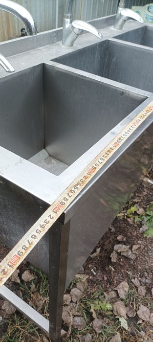 Ванна мийна  з нержавіючої сталі