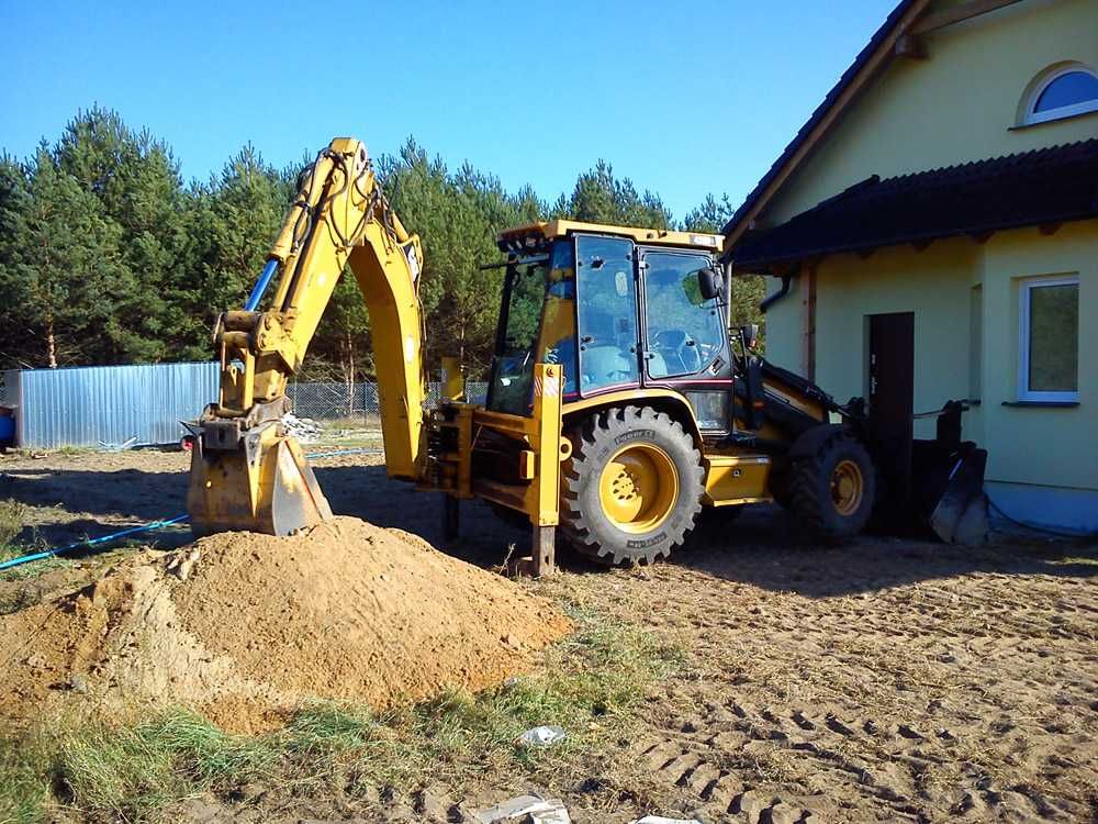 Usługi MINI/Koparką 3-25 T/ Koparko-Ładowarką Wykopy Rozbiórki, MŁOT