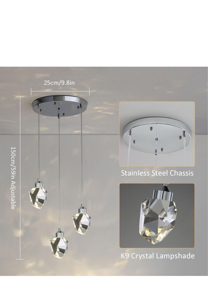 Lampa Sufitowa trzy punkty
