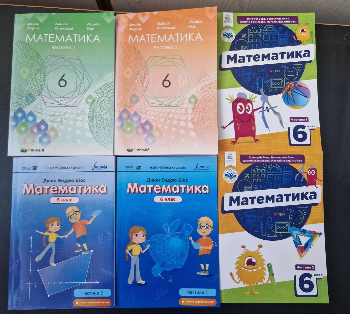 Підручники для 6 класу НУШ
