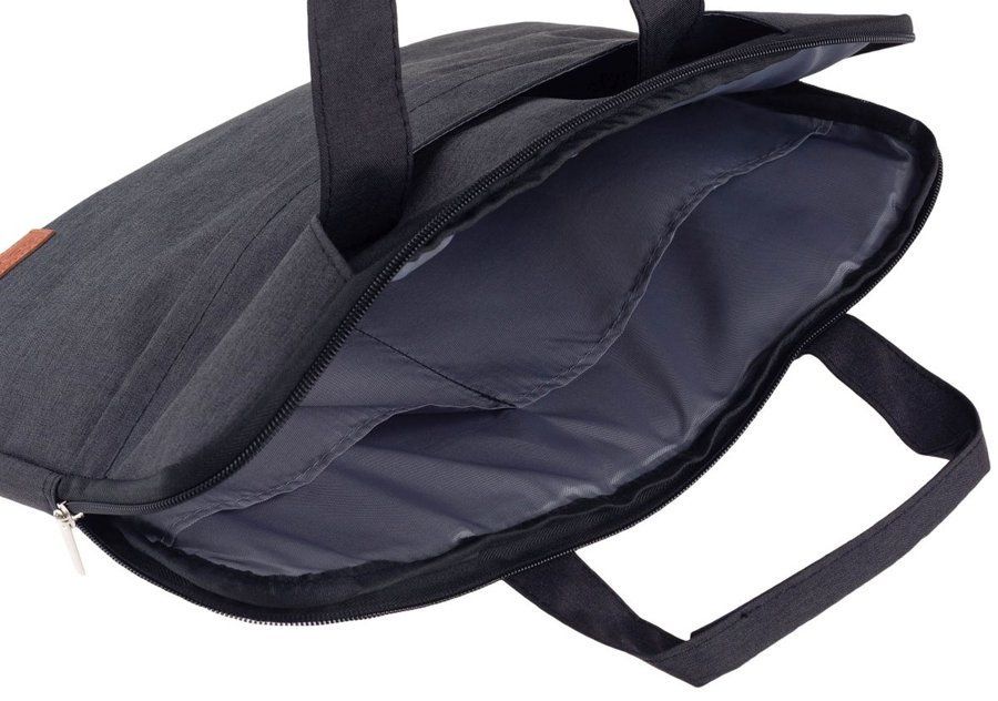 duża, materiałowa torba na laptopa do 15 cali - rovicky