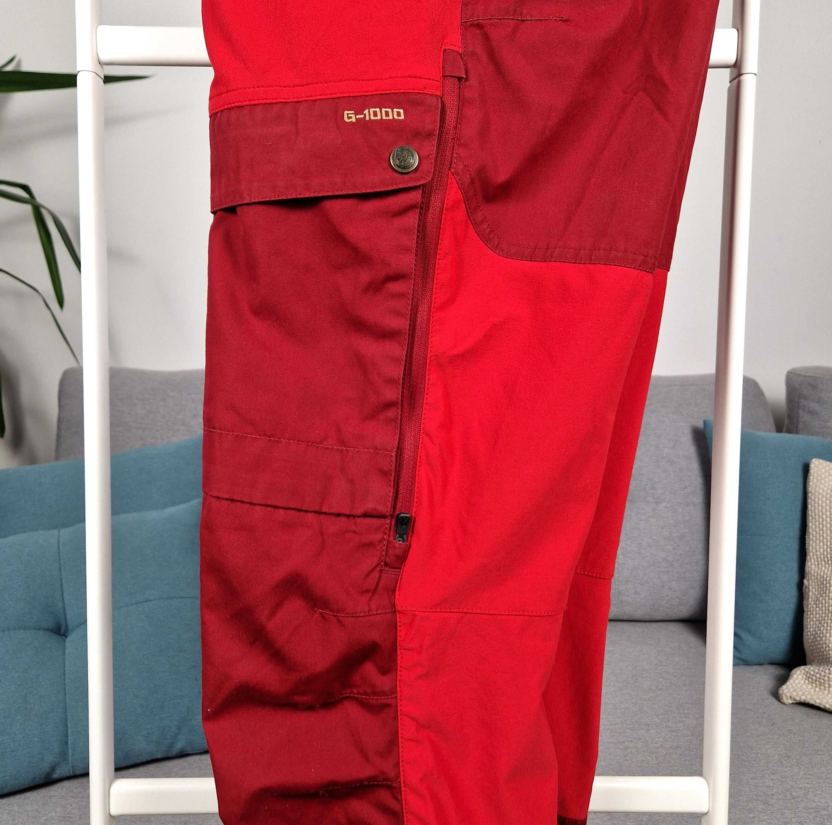 Fjallraven Keb Trousers W Regular Mid Waist Red EU 44 US 34 size L