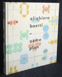 Livro Alighiero Boetti Game Plan