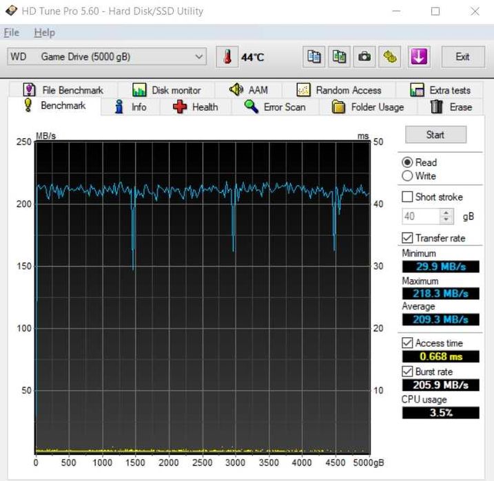 Жесткий диск Western Digital WD BLACK P10 Game Drive 5TB