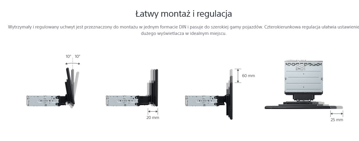 NOWE Radio samochodowe SONY XAV-9550ES stacja multimedialna Warszawa