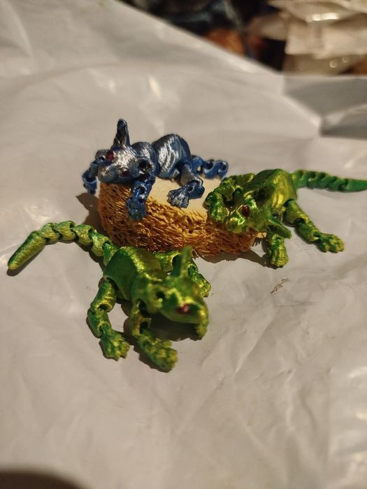 3D фігурки кот Сфінкс.рухливий