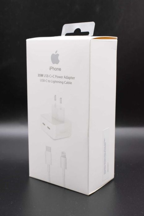 Apple 35W Dual USB-C Power Charger full kit( Adapter + Cable)