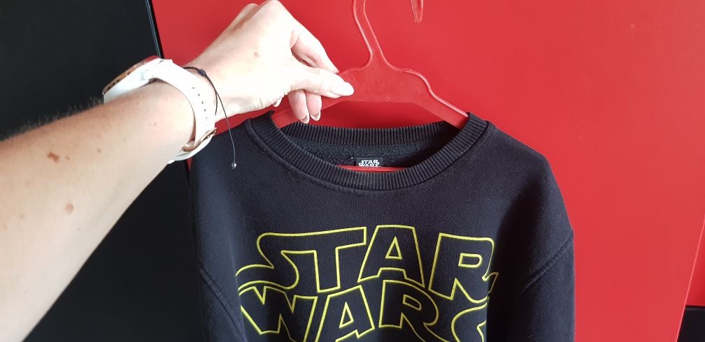 Star wars bluza idealnie czarna S