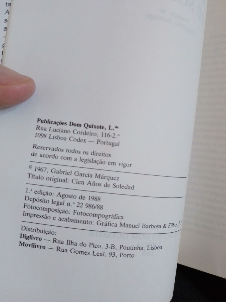Cem anos de solidão-G.GMarquez8E-O amor nos tempos de colera-8EDesde2E