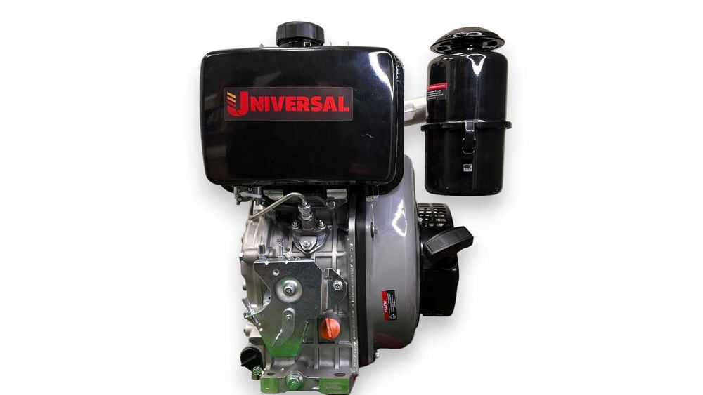 Двигун Universal 186FE (9 к.с.)дизель!електростарт!вал 25 мм шліцевий!