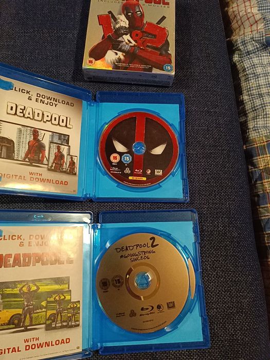 Pack "Deadpool" + "Deadpool 2" em blu ray (portes grátis)