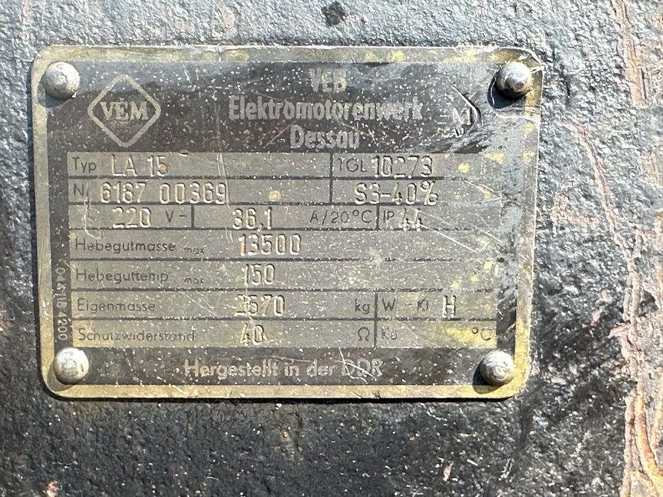 Elektromagnes do złomu ( fuchs , liebheer, cat itp.]