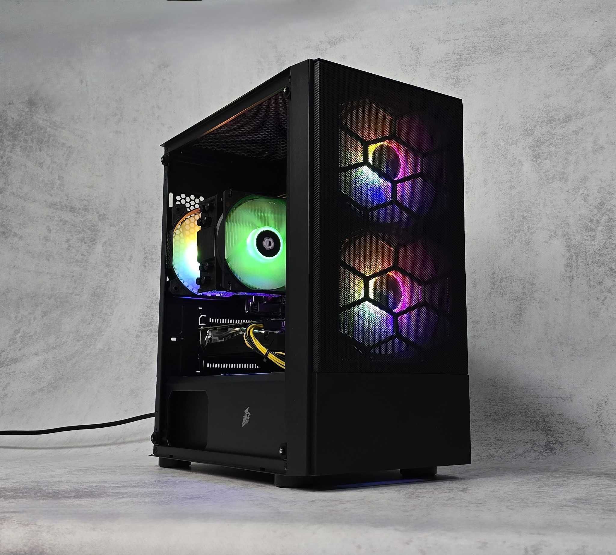 Ігровий ПК комп'ютер Ryzen 5 3600 16Gb/NVME 512Gb GTX 1660 Super 600W