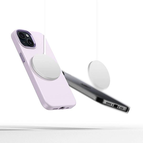 Tech-Protect Silicone Pure Magsafe Iphone 15 Mauve