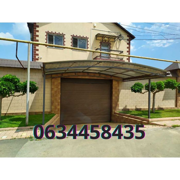 Автонавесы, Навесы для частного дома из поликарбоната