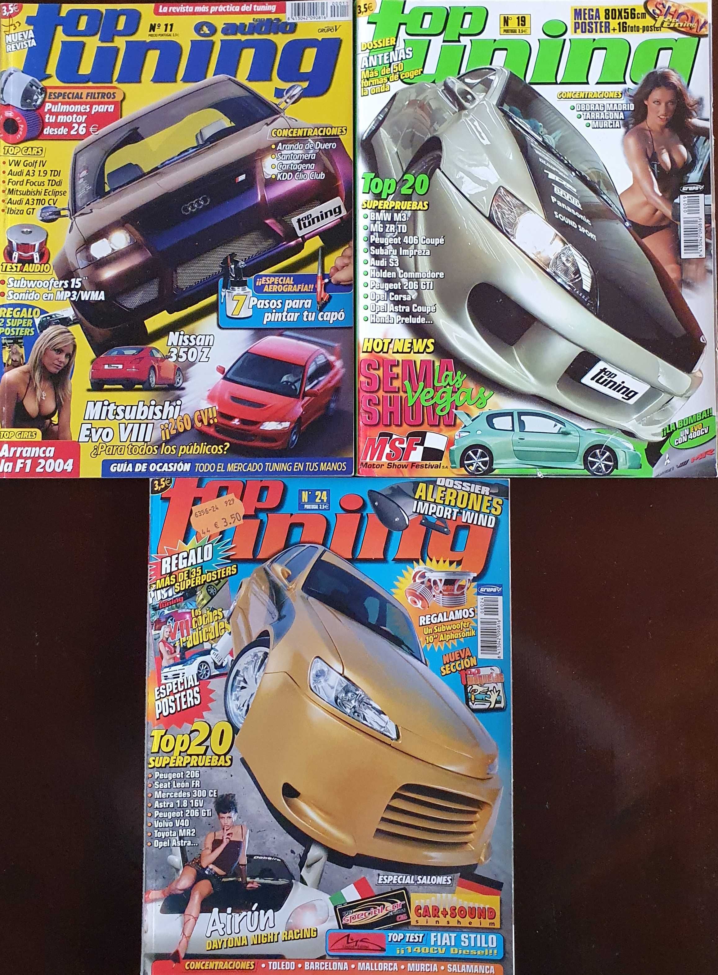 Revistas variadas de automóveis vintage - TUNING