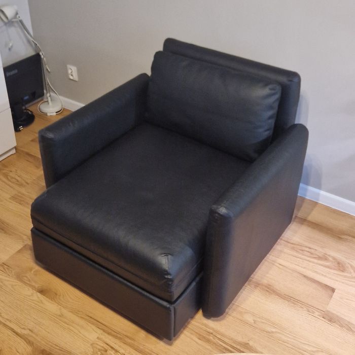 Fotel, sofa rozkładana, amerykanka, IKEA