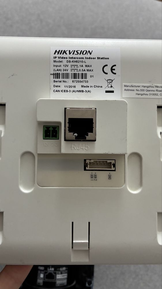 Hikvision ip домофон + вызывная панель
