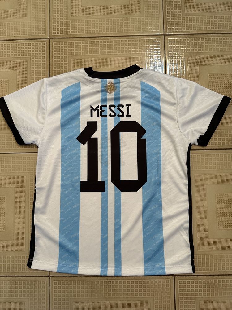 Conjunto criança Argentina Messi