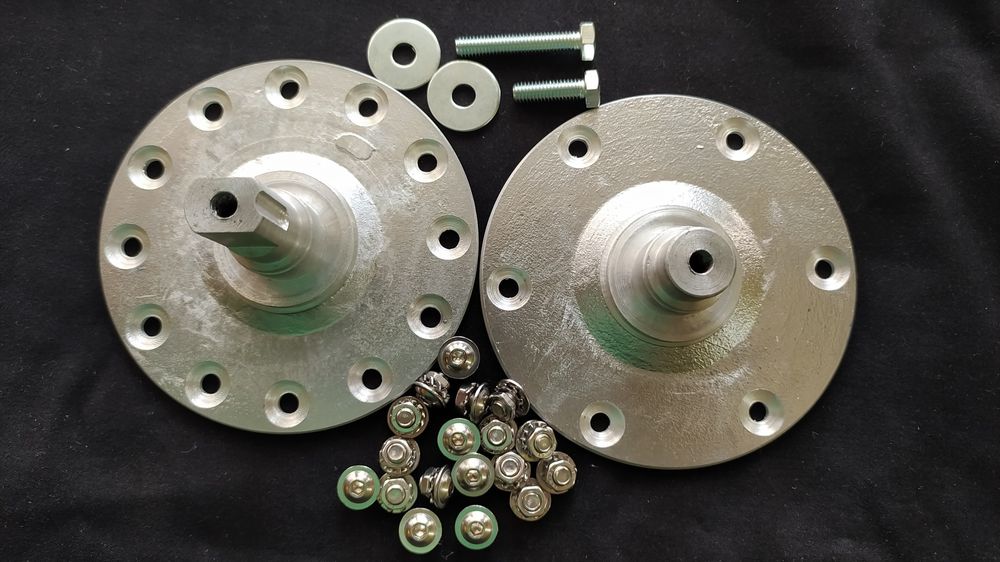 Опори барабана провідна під лиски з пазом та ведена до пральних машин