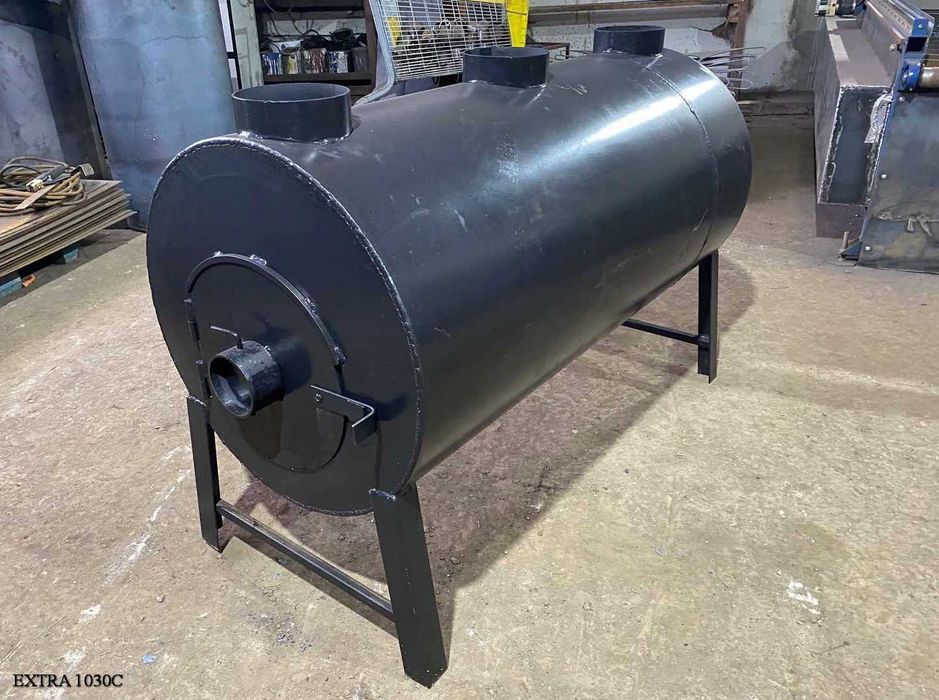 ОТ ЗАВОДА! 1030м3! ОБДУВ! 6мм! Печь Буржуйка Булерьян Теплогенератор