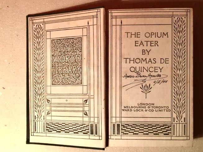 THOMAS QUINCY - The opium eather - 1928