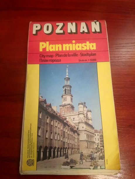 Plan miasta Poznań z 1994 roku