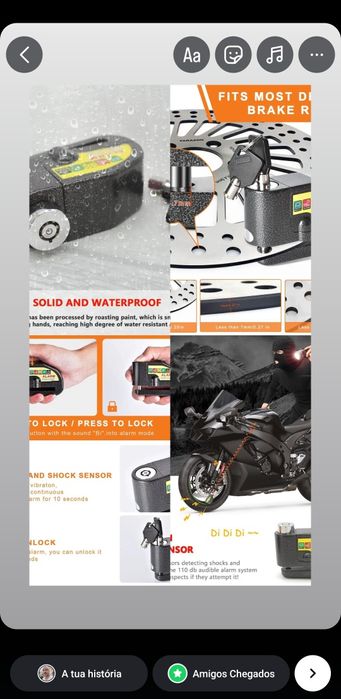 Alarme para Motas, Scooters, Bicicletas, etc.