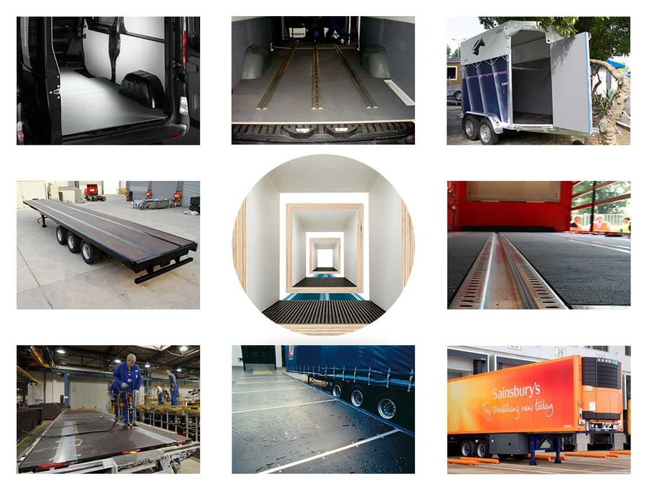 Фанера Транспортна на підлогу( автофургони,TIR прицепи) водостійка