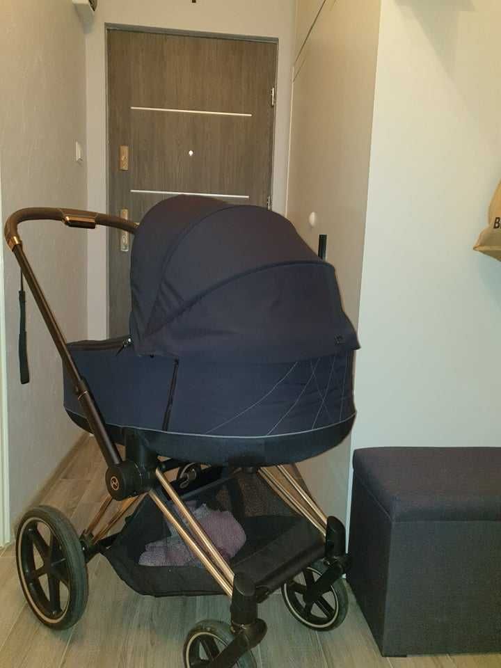 Zestaw Cybex Priam 2.0 2w1 i foteliki z bazą