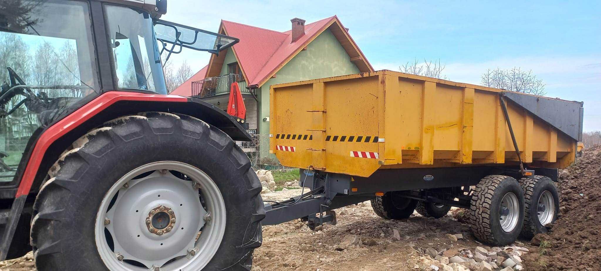 Usługi koparką 14t, minikoparka 6 t, wozidło 3t, ciągnik z przyczepą