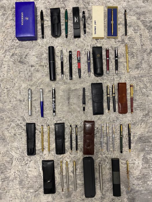 Шарикові ручки, перові ручки, механічні карандаші