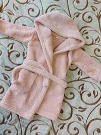 Махровий халат на дівчинку 2-4роки