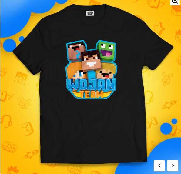 Koszulka Skiny Wojan team-czarna/żółta