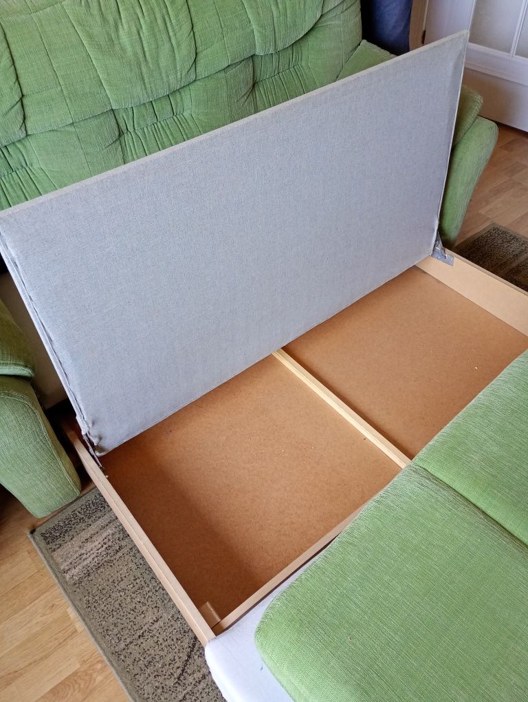 Kanapa z funkcją spania  z fotelem sofa wypoczynek