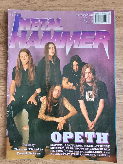 Metal Hammer 9/2005 - Opeth, Plakaty: Dream Theater, Devil Driver