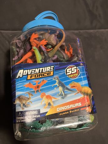 Dinozaury 55 sztuk w pudełku