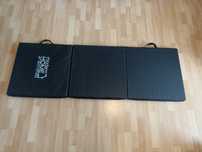 Materac gimnastyczny czarny do ćwiczeń fitness 182x60cm