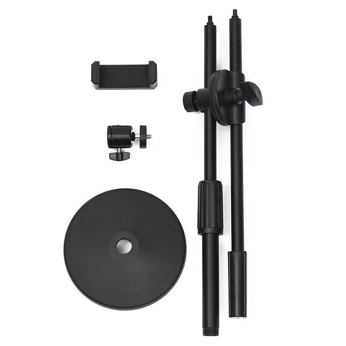 Штатив-журавель для телефону з кріпленням під лампу 35-60см, HA-19