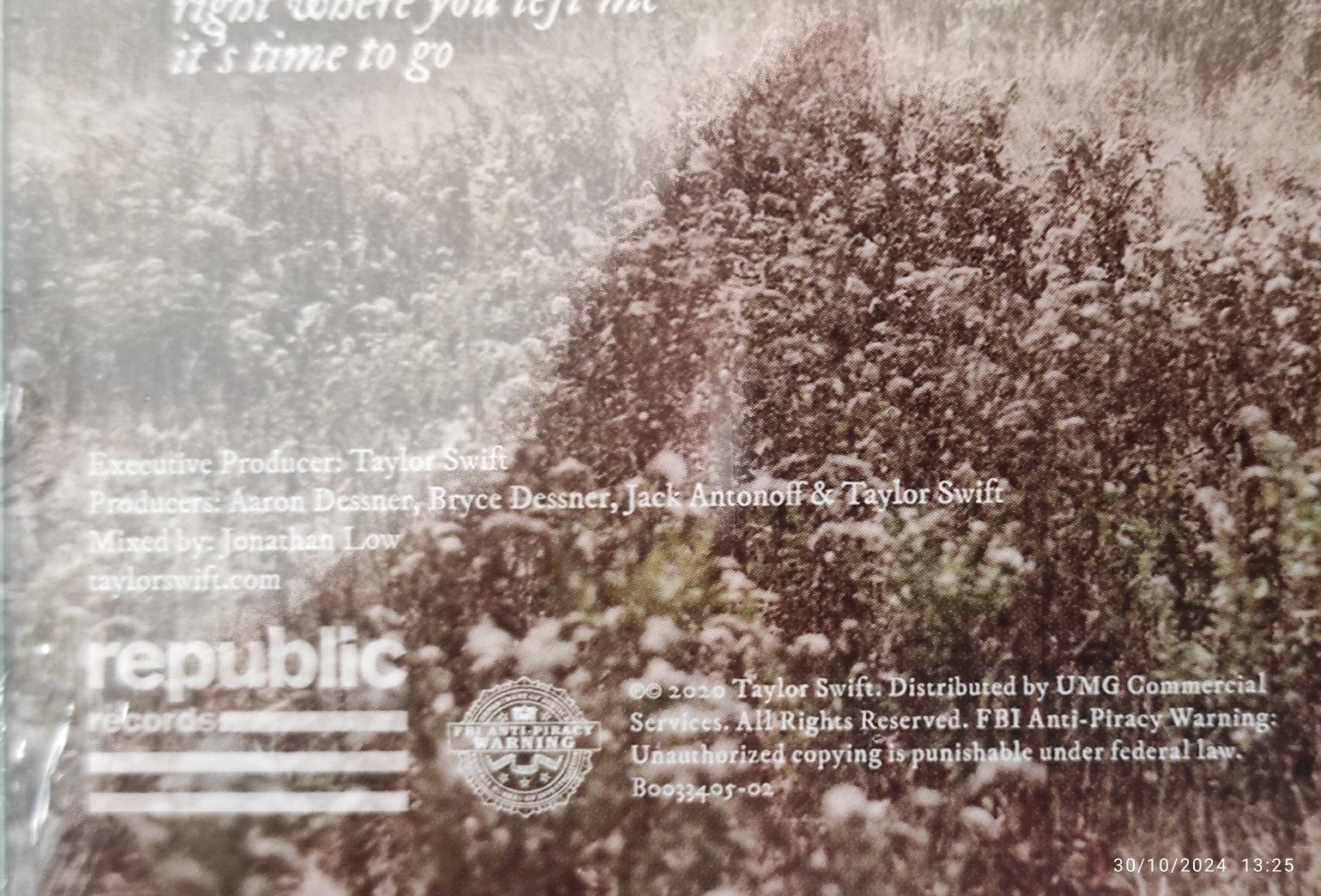 Taylor Swift - Evermore - Deluxe Edition CD