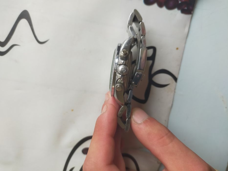 Механические часы в стиле Rolex Daytona, серебристые