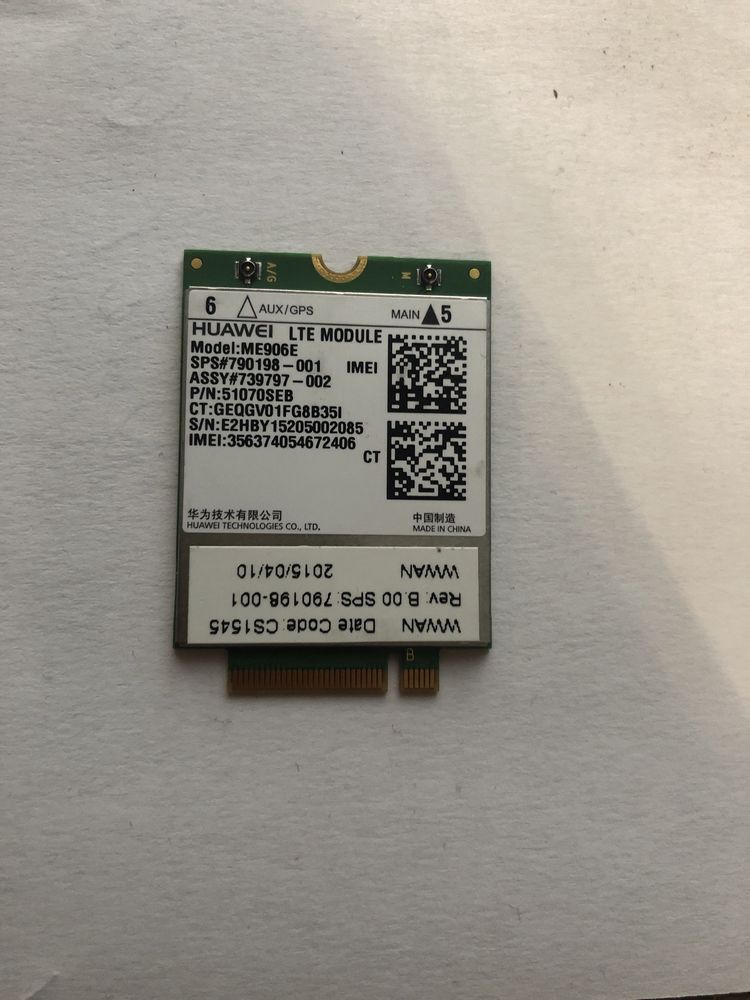 Внутрішній модем huawei lte module me906e