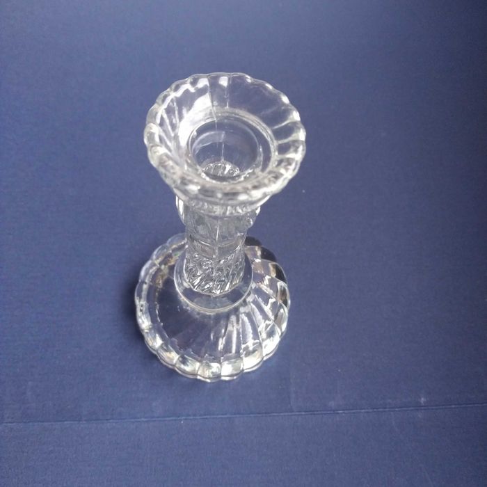 Świecznik mały lichtarz Spirelli Drost szkło HSG Ząbkowice