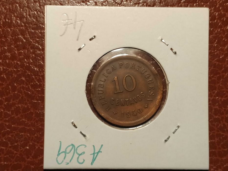 A369 moeda de 10 centavos de 1940 - Portugal