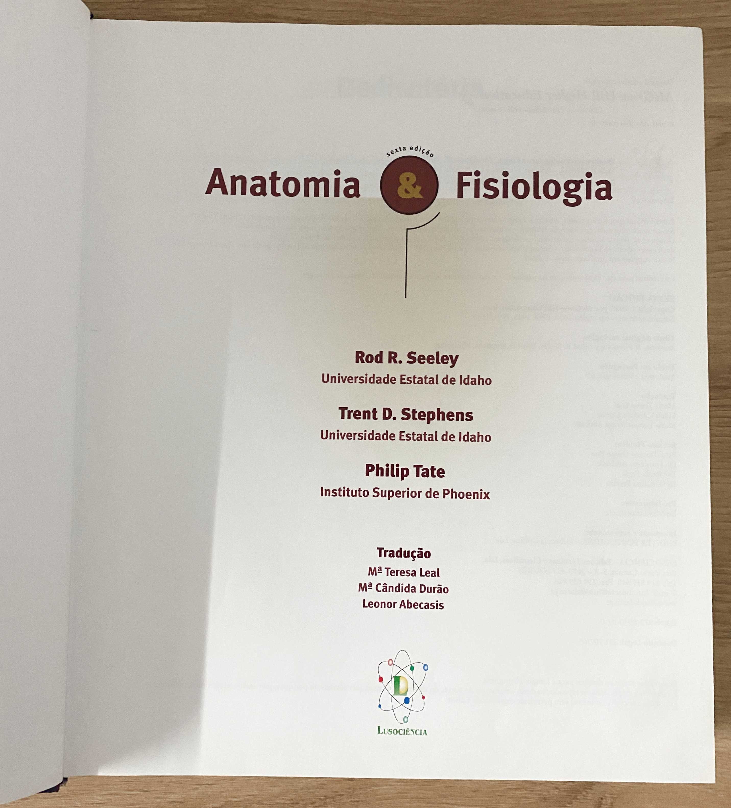 Anatomia & Fisiologia - Rod R. Seeley, Philip Tate e Trent D. Stephens